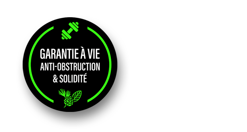 doublepro-garantie-a-vie-antiobstruction DoublePro garantie à vie antiobstruction